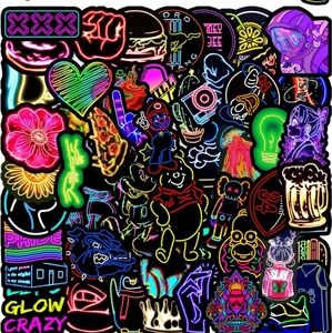 15 Neon Stickers